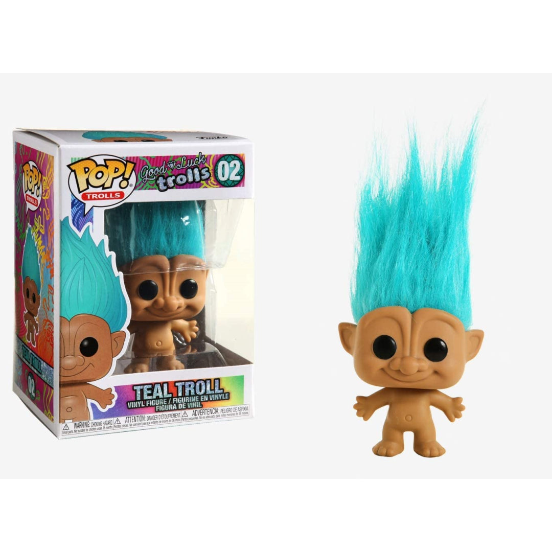 Funko POP 02 Good Luck Trolls Teal Troll - Maqio
