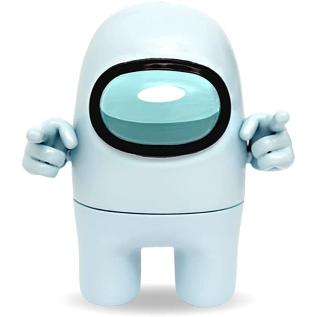 Official & Fully Licensed Among Us Action Figures Pack of 2 Black & White - Maqio