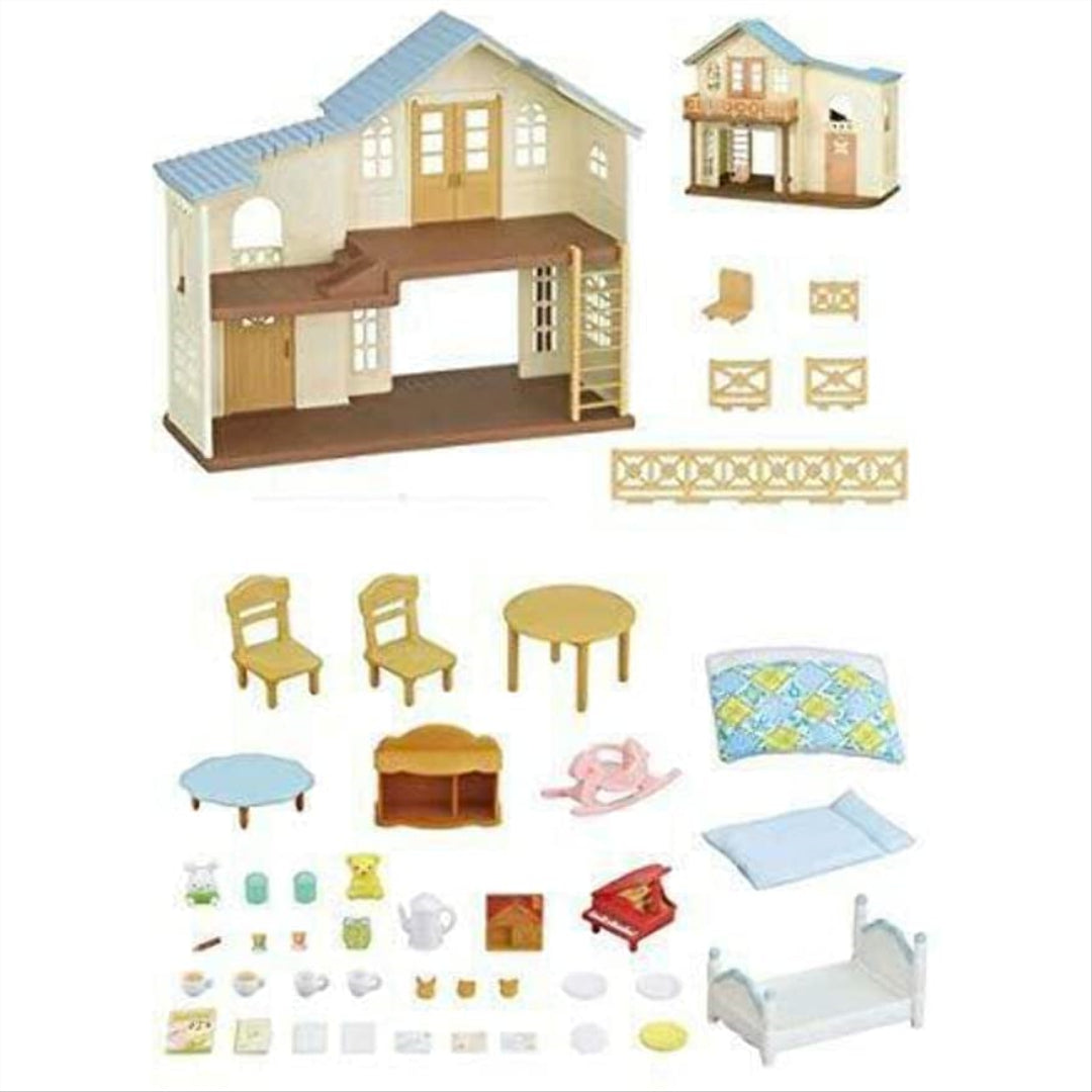 Sylvanian Families Hillcrest Home Doll House Gift Set - Maqio