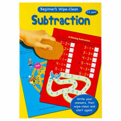 Alligator Books Subraction Beginners Maths Wipe Clean Book - Maqio