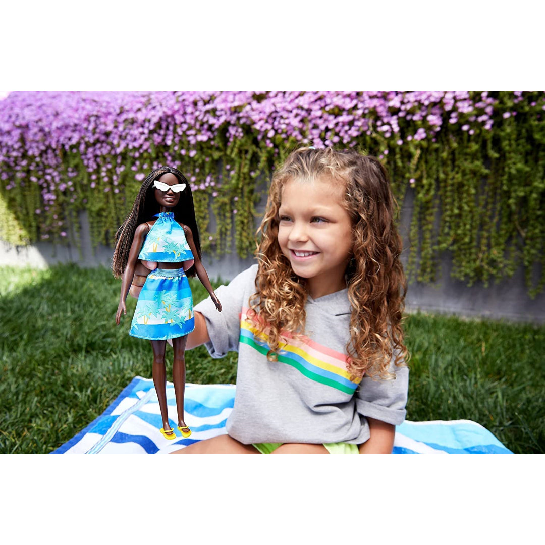 Barbie Loves The Ocean - Ocean Print Top and Skirt Doll - Maqio