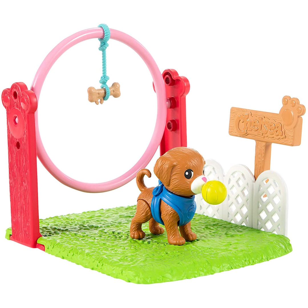 Barbie Chelsea Dog Trainer Playset & Doll - Maqio