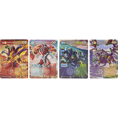 Bakugan Baku-Gear 4-Pack Fused Sabra x Pyravian Ultra with Baku-Gear - Maqio