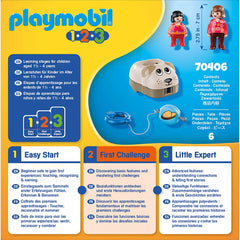 Playmobil 123 6pc Dog Train Car & Figure - Maqio