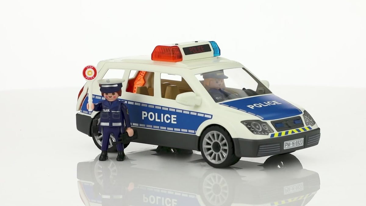 Mold behandle Afspejling Playmobil 6920 City Action Police Squad Car with Lights and Sound – Maqio