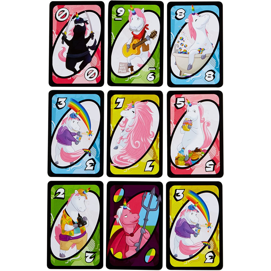 UNO UNOcorns Family Card Game FNC46 - Maqio