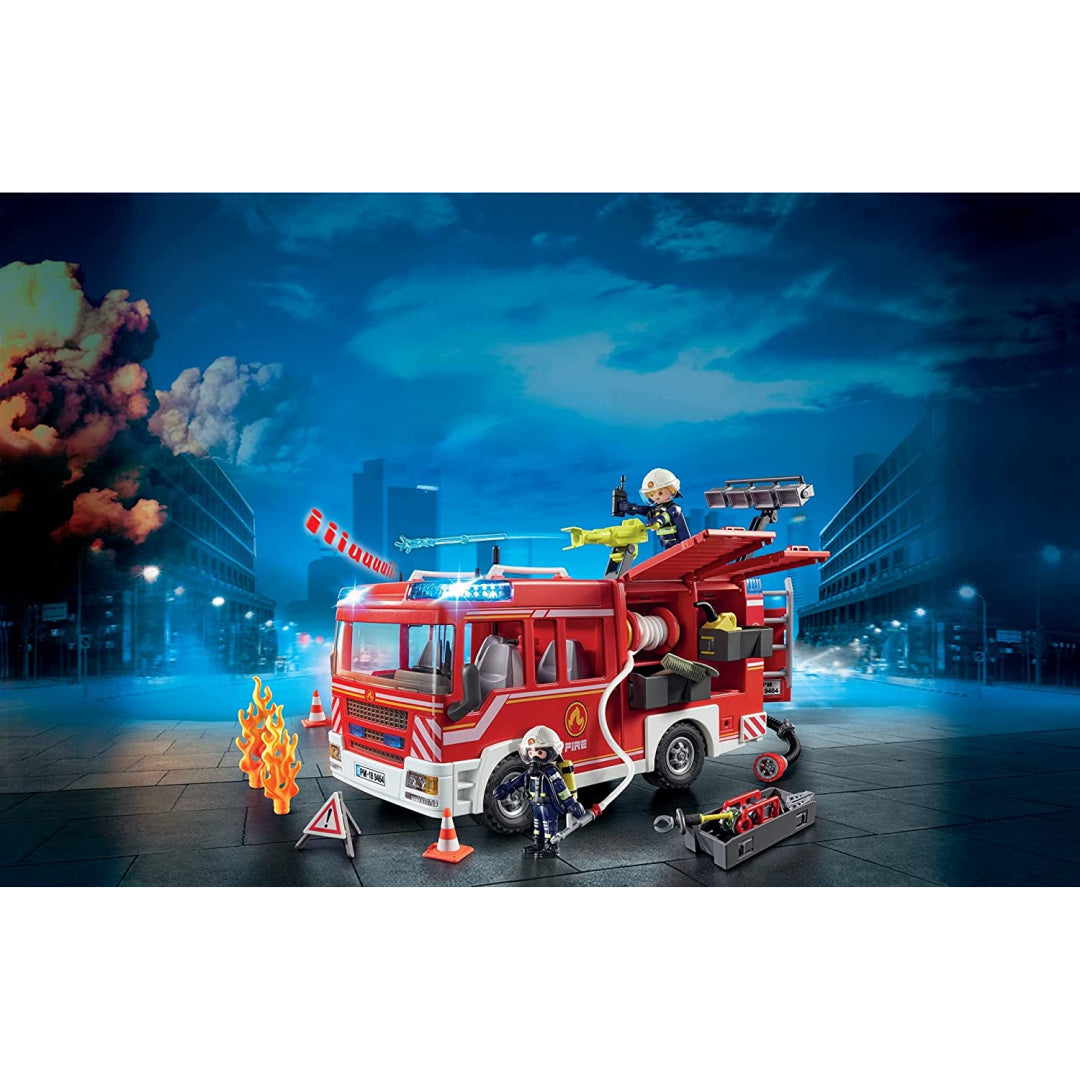 Playmobil Fire Engine Toy Vehicle Playset - Maqio