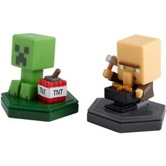 Minecraft Earth GMD15 Repairing Villager & Mining Creeper 2 Pack (GKT41) - Maqio