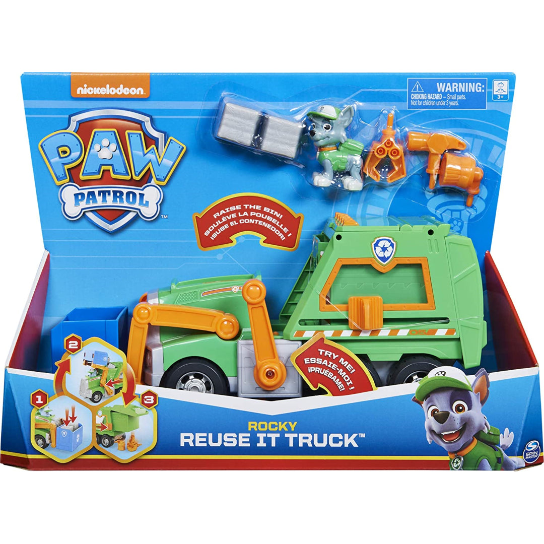 Paw Patrol Rocky Resuse It Truck - Maqio