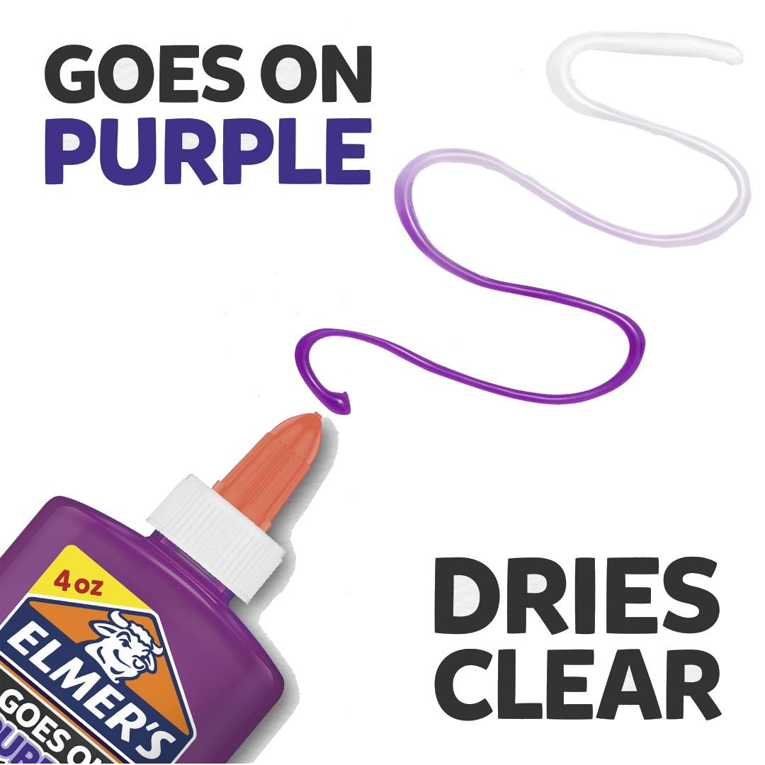 Elmer's Purple School Glue Bottle 118ml 2062243 - Maqio