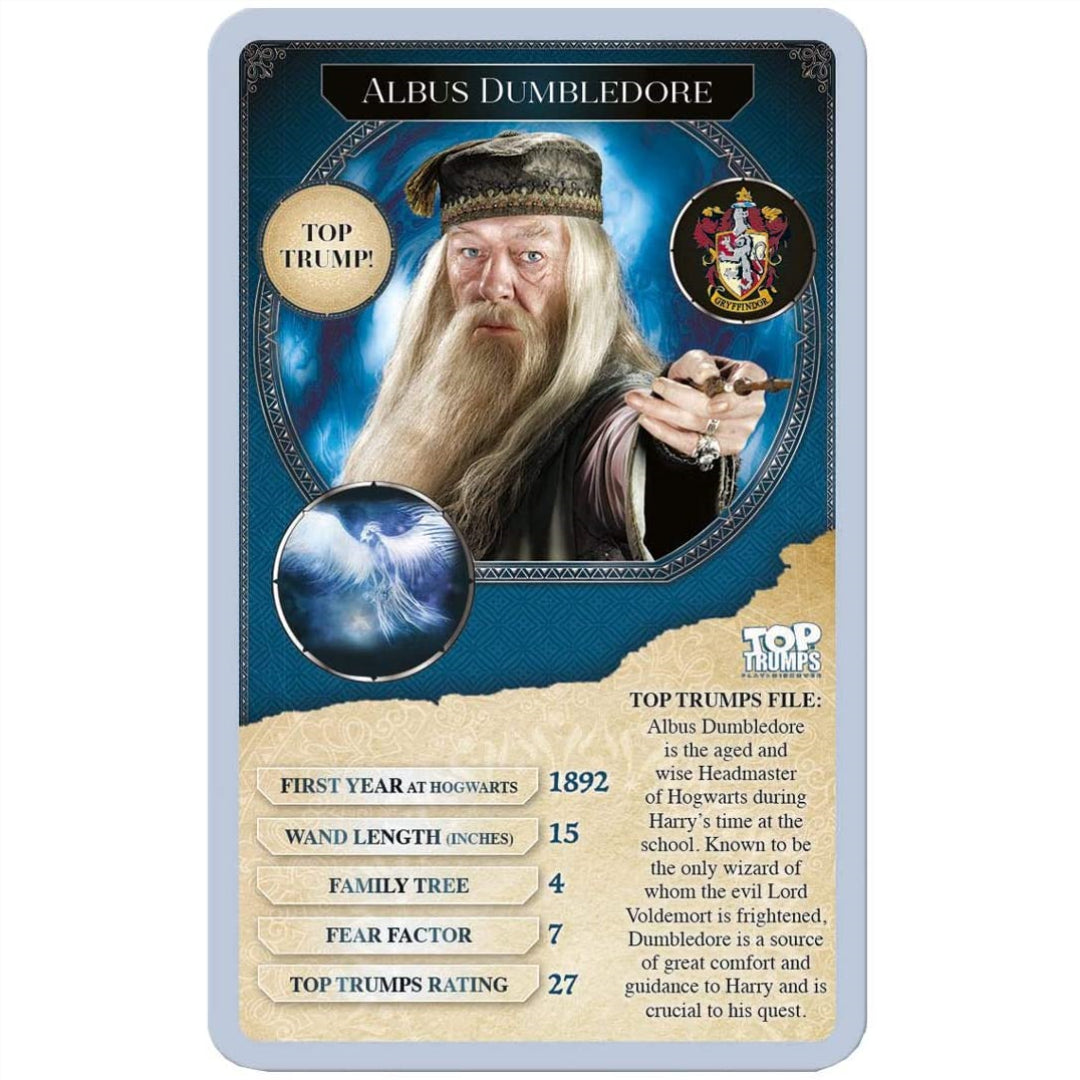 Top Trumps Cards - Harry Potter Greatest Witches and Wizards 001649 - Maqio