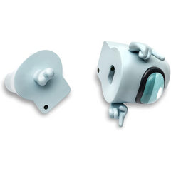 Official & Fully Licensed Among Us Action Figures Pack of 2 Black & White - Maqio