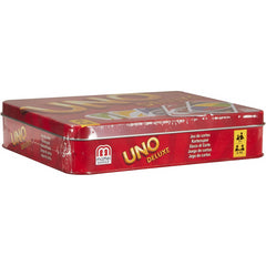 Uno Tin Deluxe Classic Card Family Game - Maqio