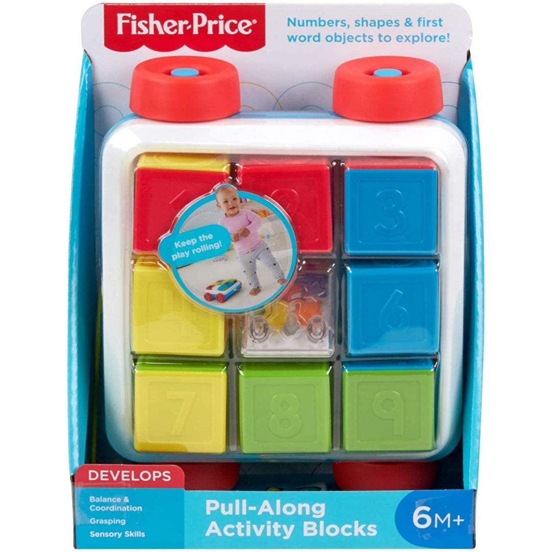 Fisher-Price Pull Along Activity Blocks - Maqio