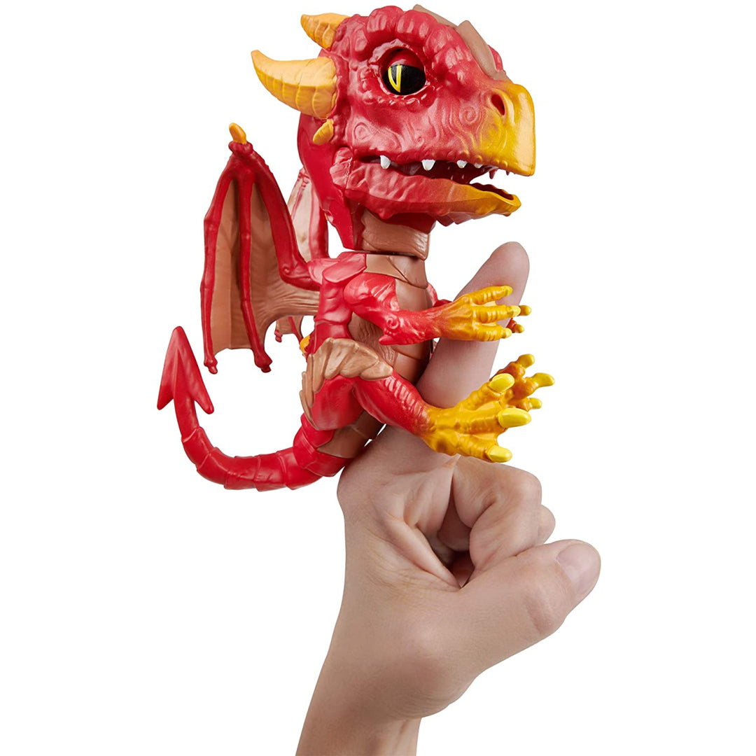 WowWee Fingerlings Untamed Dragon Series 1 Wildfire (Red) 3861 - Maqio