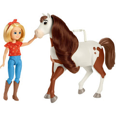 Spirit Untamed 7"Abigail Doll with 7 Movable Joints & Boomerang - Maqio