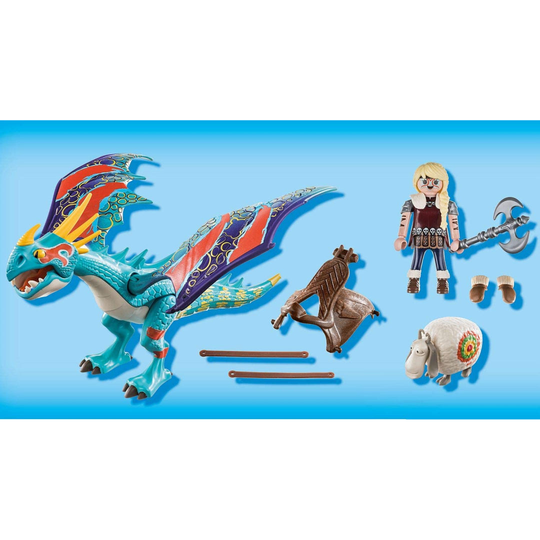 Playmobil DreamWorks Dragons Racing Astrid & Stormfly - Maqio