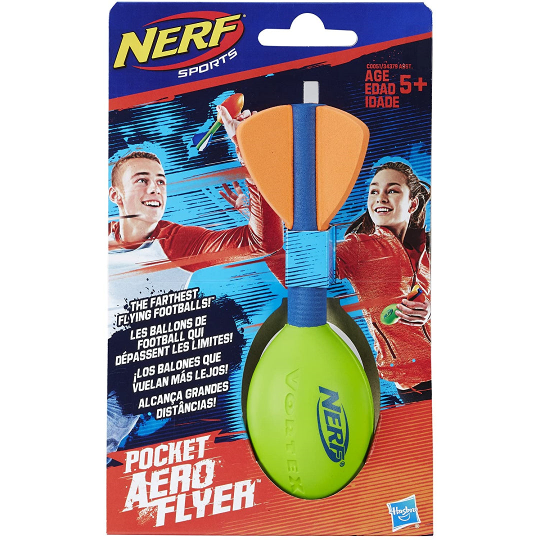Nerf Sports 5.5 cm Throwing Pocket Aero Flyer - Green - Maqio