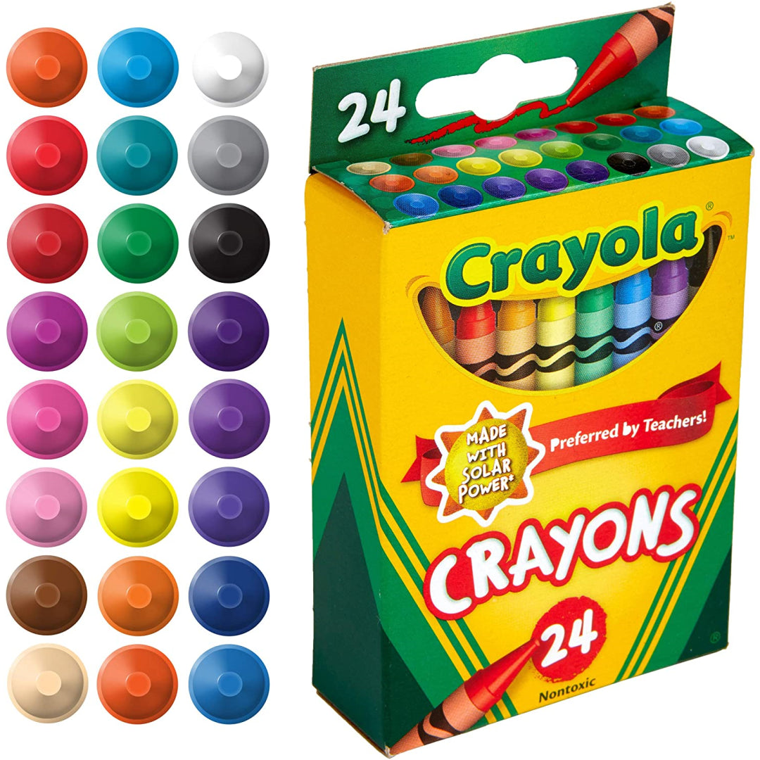Crayola Crayons Pack of 24 for Colouring - Maqio