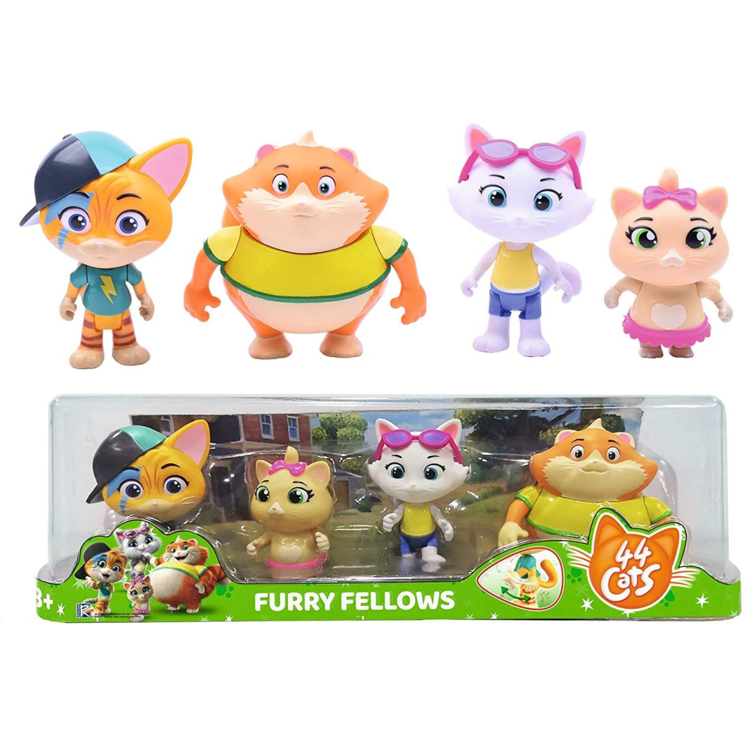 44 Cats Set of 4 Collectible Buffy Cat Figures - Maqio