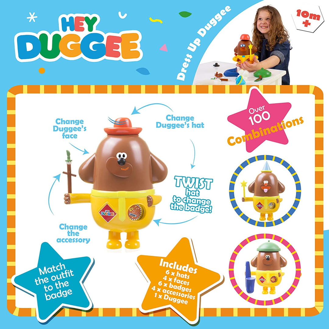 Hey Duggee Dress me up Duggee Figurine - Maqio