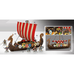 Mega Bloks Construx FPH88 Construx Probuilder Viking Longship Raid - Maqio