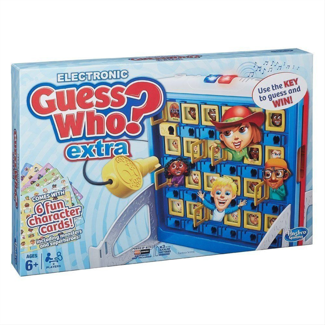 Hasbro B2226 Guess Who Extra? Electronic Board Guessing Game - Maqio