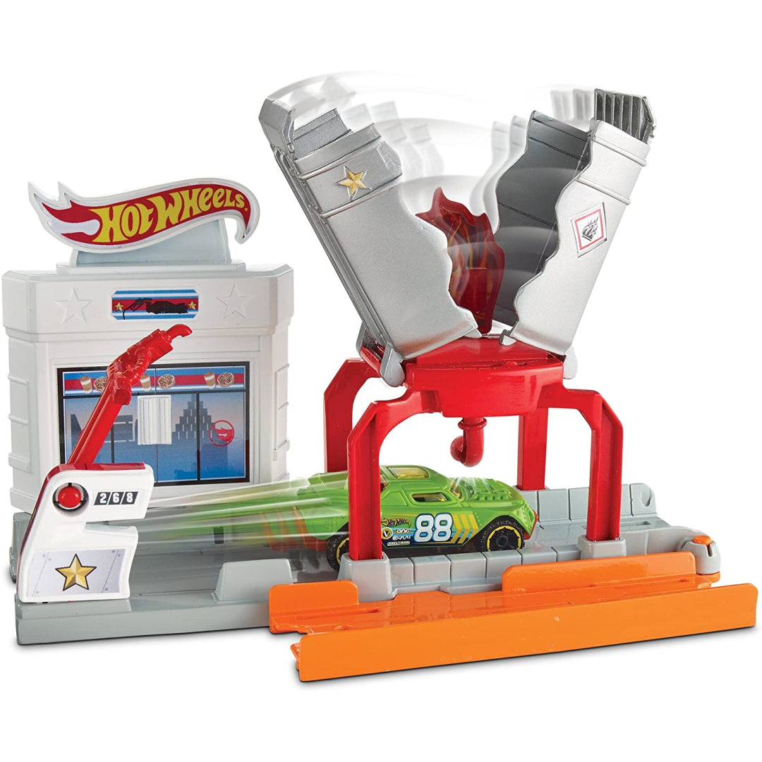 Hot Wheels Blaze Blast City Fold-Out Play Set - Maqio