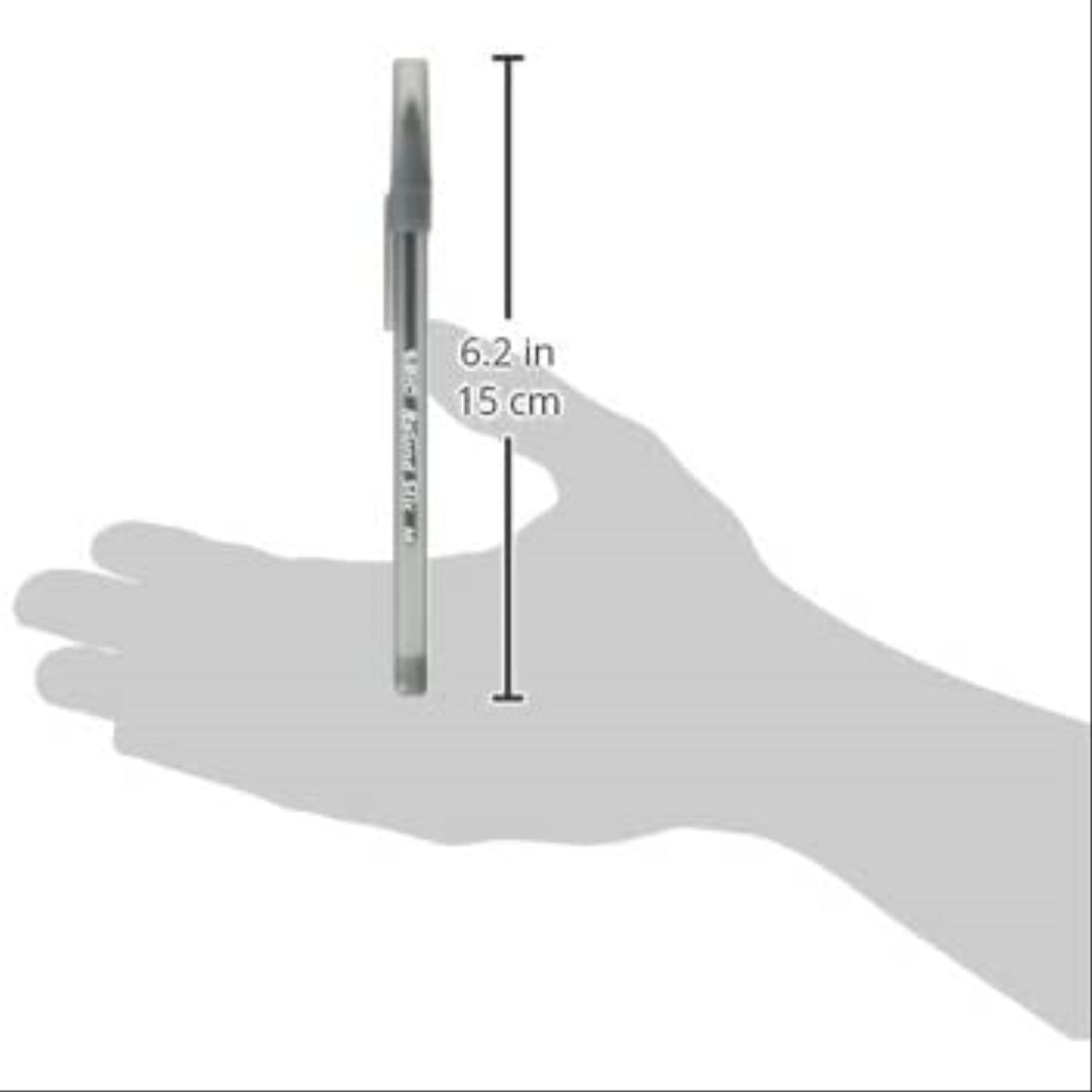 BIC Round Stic 60 Black Medium Ball Pens - Maqio
