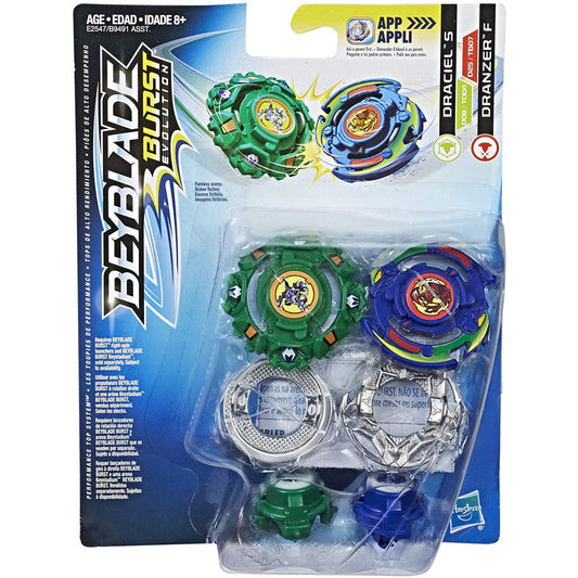 Beyblade Burst Evolution Draciel S And Dranzer F Dual Pack E2547 - Maqio