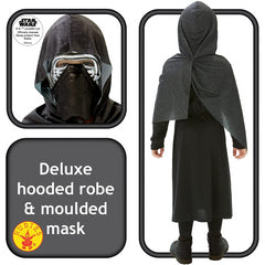 Rubie's Official Star Wars Kylo Ren Fancy Dress Up Costume - 5-6 Years - Maqio