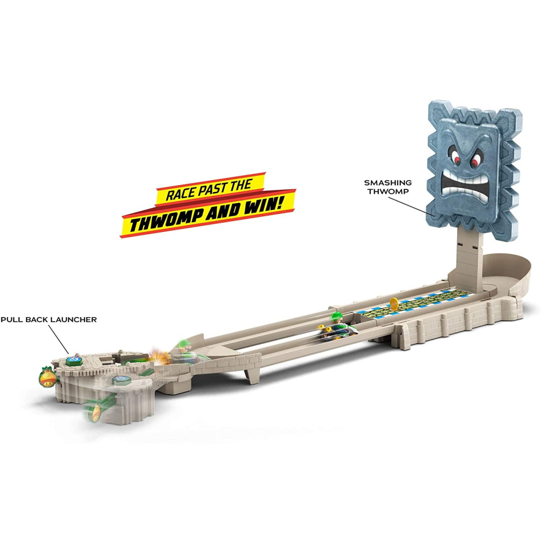 Hot wheels Mario Kart Nemesis - Thwomp Ruins Track Set - Maqio