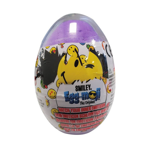 Smiley Egg Moji Collectable Emoji 1 Pack - Purple - Maqio