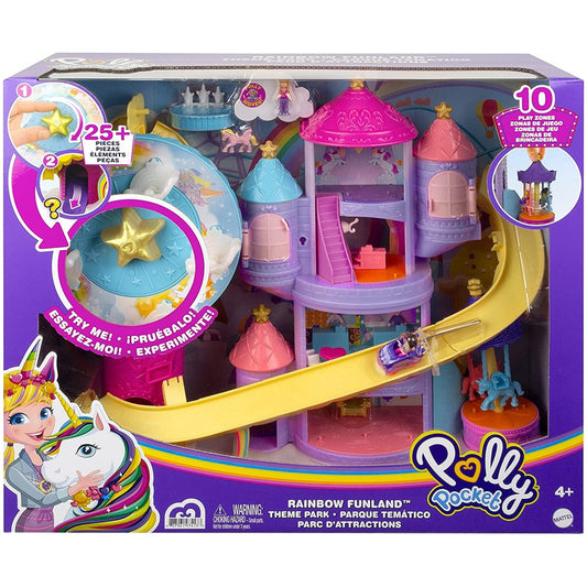 Polly Pocket Funland Theme Park Playset & Mini Dolls from Mattel - Maqio