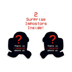 Official & Fully Licensed Among Us Crewmate Figures 8-Pack Deluxe Box v2 - Maqio