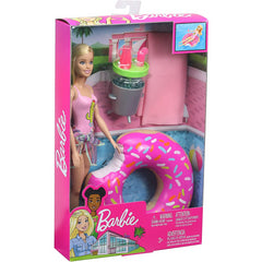 Barbie Doll and Donut-shaped Floatie Playset - Maqio