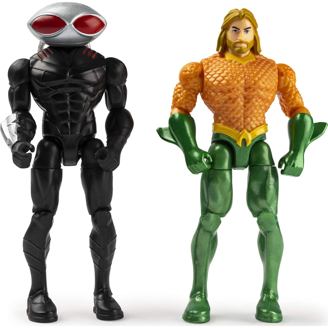 DC Heroes Unite Aquaman vs Black Manta 4" Figure Battle Pack - Maqio