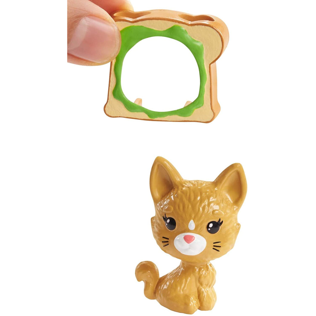 Barbie Club Chelsea Doll and Playset Avocado Dress and Cat (GJW31) - Maqio