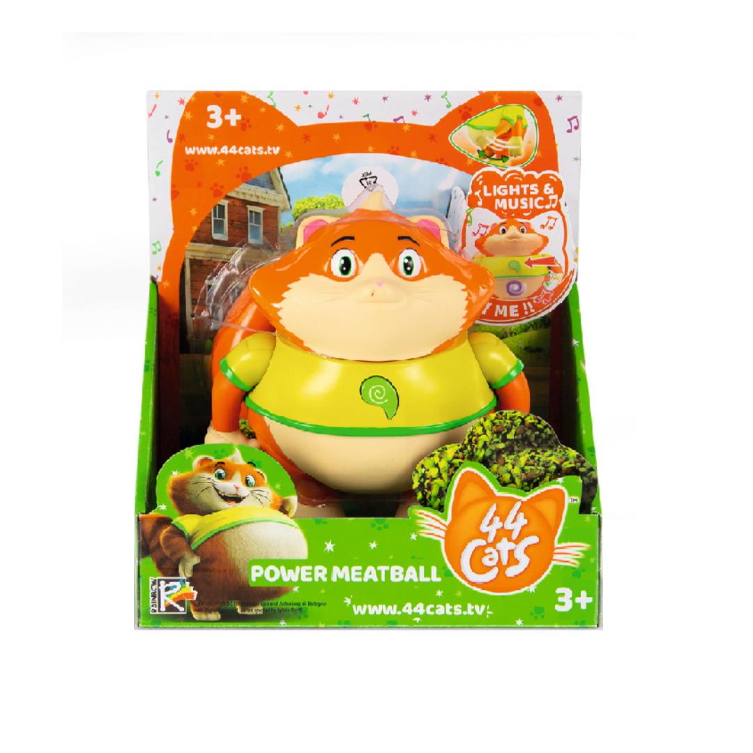44 Cats 6" Power Figure with Light & Sounds - Power Meatball - Maqio