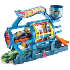 Hot Wheels Turbo Jet Car Wash City Fold-Out Play Set - Maqio