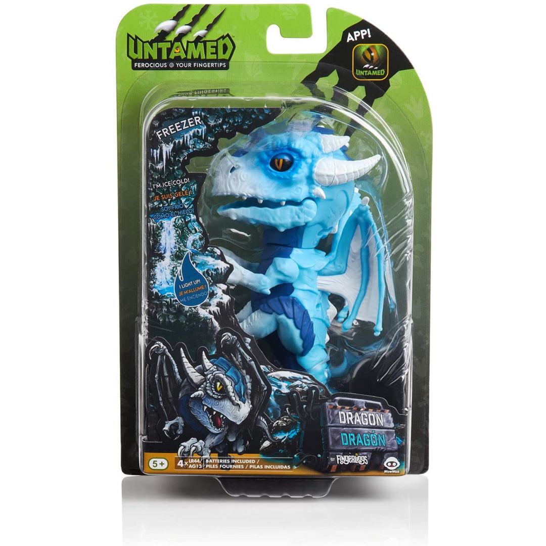 WowWee Fingerlings Untamed Dragon – Series 1 – Freezer (White) 3863 - Maqio