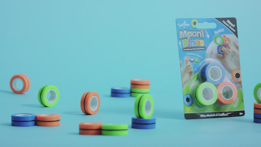 Magni Rings The Ultimate Magnetic Fidget Spinner Game - Orange