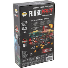 Funko POP Funkoverse Jurassic Park 101 Expand alone game with Dr Ian Malcolm & T Rex Figures - Maqio