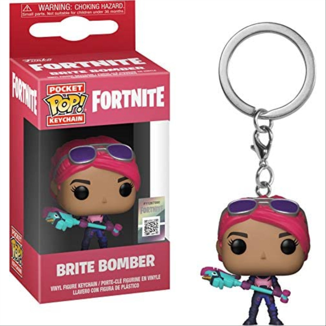 Funko Pop S1 - BRITE BOMBER Fortnite Keychain (36027) - Maqio