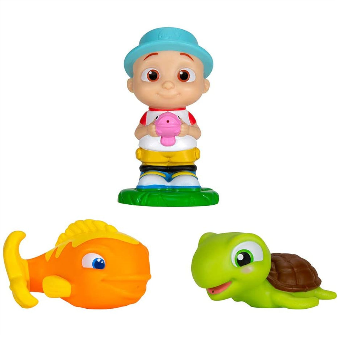Cocomelon Shark, Turtle & JJ Bath Squirter Toys - Maqio
