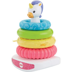 Fisher-Price Unicorn Rock a Stack Pyramid Baby Toy