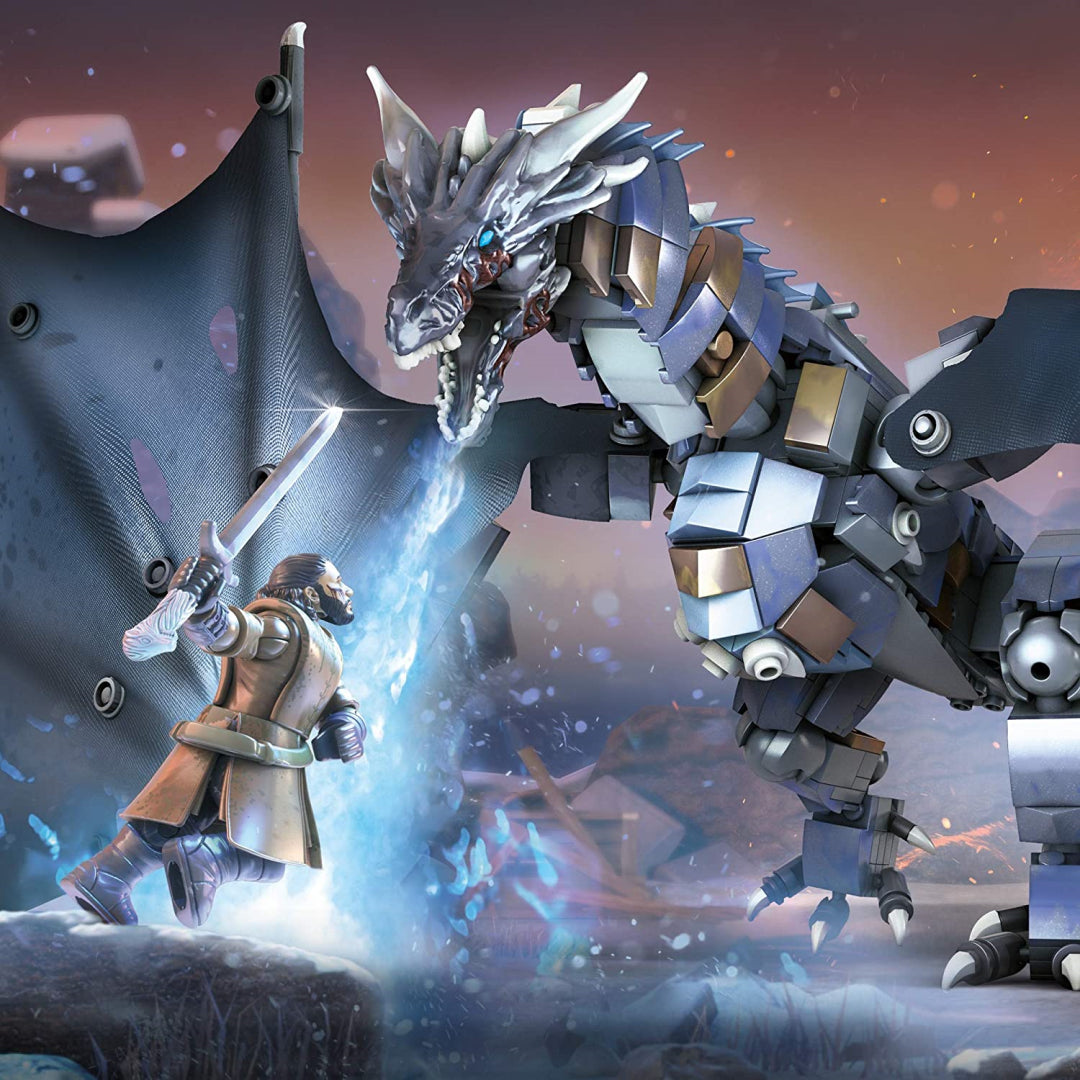 Mega Construx Ice Viserion Showdown Game Of Thrones - Maqio