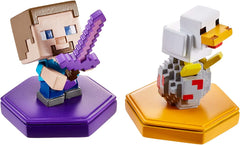 Minecraft Earth Boost Minis - Attacking Steve & Spawning Chicken 2 Pack GKT42 - Maqio