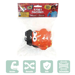 Ryan's World 124786 Soft n' Slo Squishies Moe the Orange Monster (401566) - Maqio