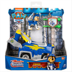 Paw Patrol Rescue Knights Deluxe Vehicle & Action Figure - Chase